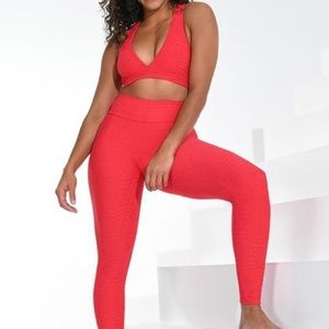 Booty By Brabants Mermaid Leggings Red